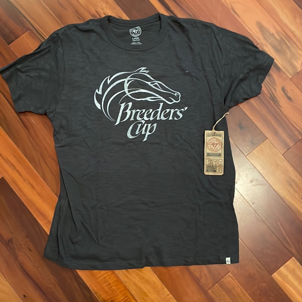 Breeders’ Cup T-shirt, Black, Large, w/ tags